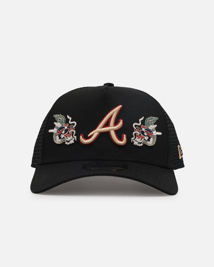 New Era Atlanta Braves 'Dragon Collection 2.0' 9FORTY A-Frame Snapback Black