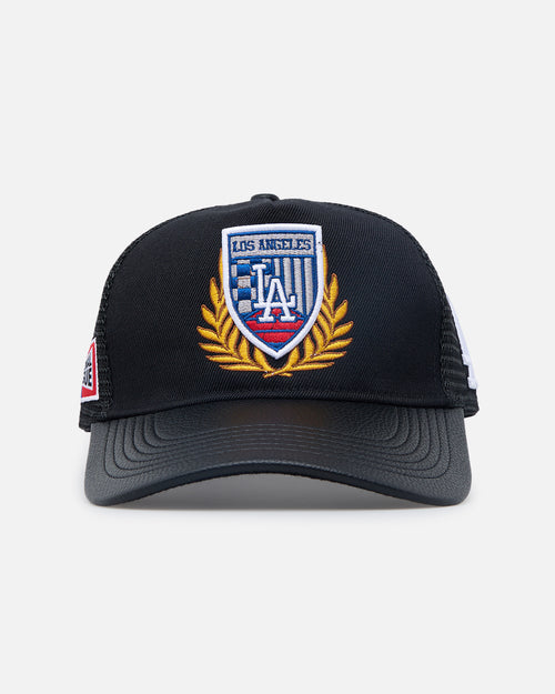 Pro Standard Los Angeles Dodgers Fast Lane Trucker Strapback Black