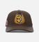 Pro Standard San Diego Padres Fast Lane Logo Wool Trucker Strapback Brown