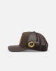 Pro Standard San Diego Padres Fast Lane Logo Wool Trucker Strapback Brown