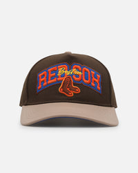 Pro Standard Boston Red Sox Stacked Strapback Brown