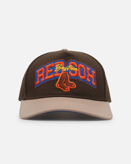 Pro Standard Boston Red Sox Stacked Strapback Brown