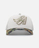 New Era Los Angeles Angels "Camo Visor" 9FORTY A-Frame Trucker Snapback Stone/Olive