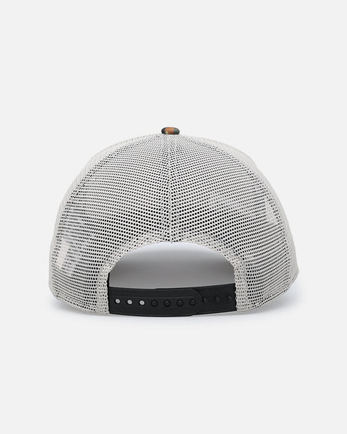 New Era Houston Astros "Camo Visor" 9FORTY A-Frame Trucker Snapback Stone/Olive