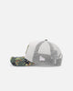 New Era Los Angeles Football Club "Camo Visor" 9FORTY A-Frame Trucker Snapback Stone/Olive