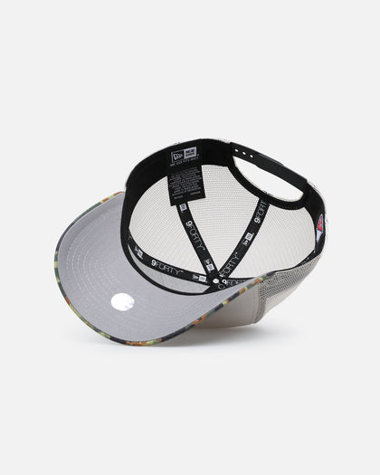 New Era Los Angeles Football Club "Camo Visor" 9FORTY A-Frame Trucker Snapback Stone/Olive