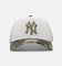 New Era New York Yankees "Camo Visor" 9FORTY A-Frame Trucker Snapback Stone/Olive