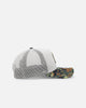 New Era New York Yankees "Camo Visor" 9FORTY A-Frame Trucker Snapback Stone/Olive