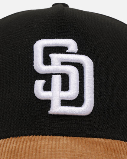 New Era San Diego Padres 'Black Wheat' 39THIRTY A-Frame Stretch Fit Black/Wheat
