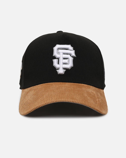 New Era San Francisco Giants 'Black Wheat' 39THIRTY A-Frame Stretch Fit Black/Wheat