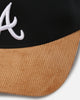 New Era Atlanta Braves 'Black Wheat' 39THIRTY A-Frame Stretch Fit Black/Wheat