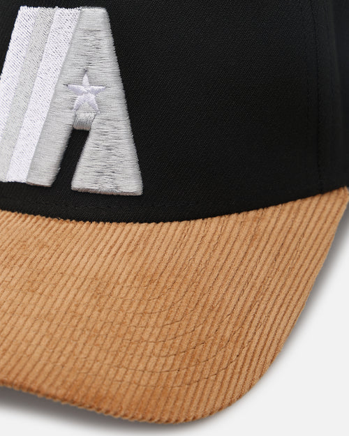 New Era Houston Astros 'Black Wheat' 39THIRTY A-Frame Stretch Fit Black/Wheat