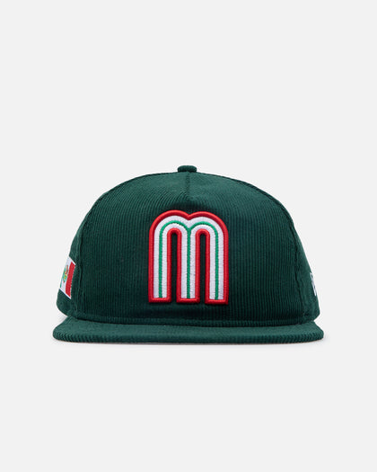 New Era Mexico National Baseball Team 'Mexican Cord Golfer' Corduroy Golfer Snapback Green