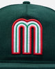 New Era Mexico National Baseball Team 'Mexican Cord Golfer' Corduroy Golfer Snapback Green