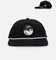 Malbon Nylon Structured Rope Snapback Black/White