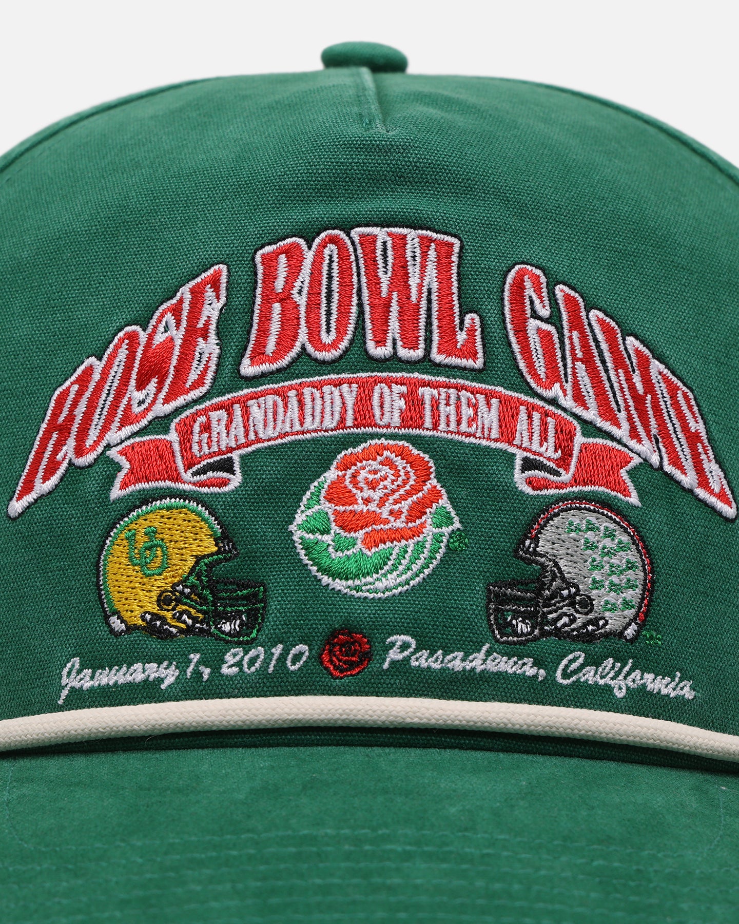 47 Brand Pasadena 2010 Rose Bowl Snapback Green | Culture Kings US