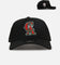 New Era California Angels 'Sugar Skull Side Patch' 9FORTY A-Frame Snapback Black/Red/Green