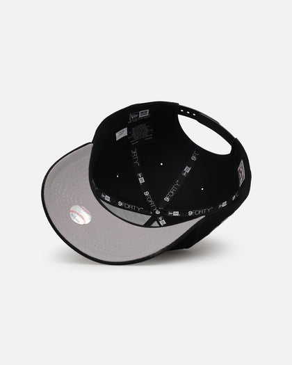 New Era California Angels 'Sugar Skull Side Patch' 9FORTY A-Frame Snapback Black/Red/Green