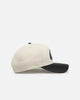 New Era Philadelphia Eagles 'Leather Visor' 9FORTY A-Frame Snapback Chrome White/Black