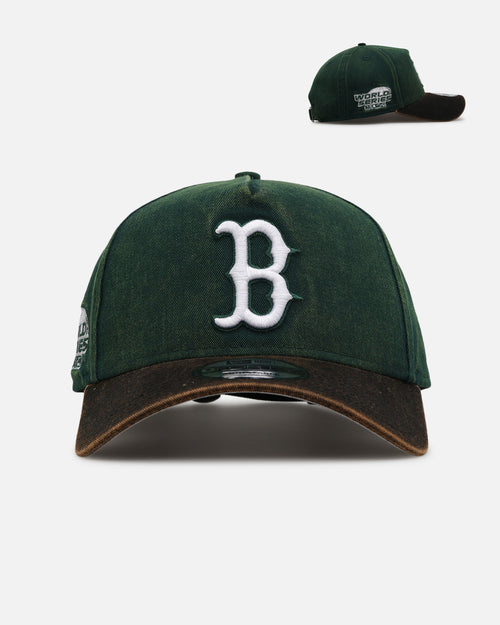 New Era Boston Red Sox 'Washed Green' 9FORTY A-Frame Strapback Green/Black
