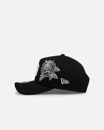 New Era Detroit Tigers 'Ornate Rose' 9FORTY A-Frame Snapback Black/White