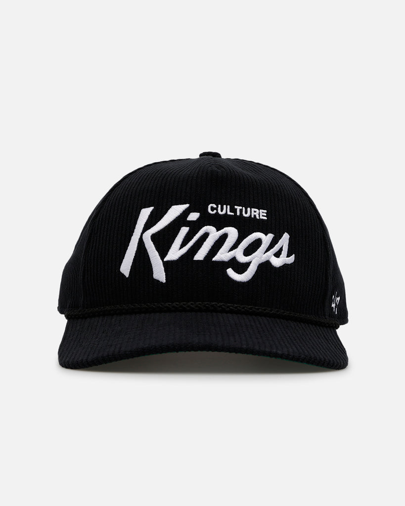 CULTURE KINGS スナップバックキャップ 黒 47 Brand Culture Kings Crossrope 'Culture Kings Script' Hitch