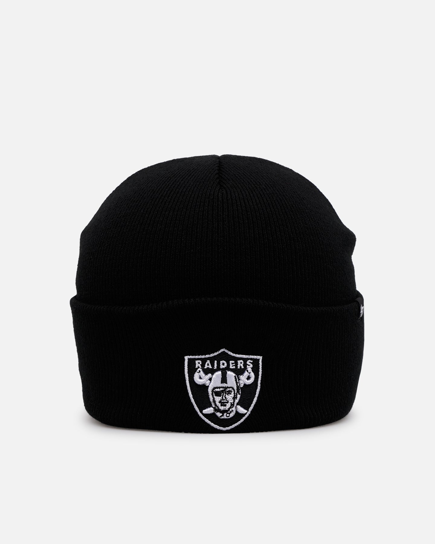 47 Brand Las Vegas Raiders Haymaker Cuff Knit Beanie Black/White