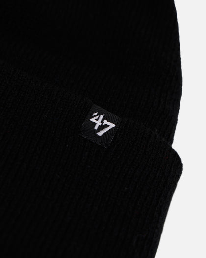 47 Brand New York Yankees Haymaker Cuff Knit Beanie Black/White