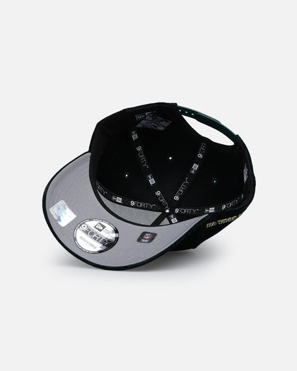 New Era Miami Dolphins 'Plush Chenille' 9FORTY A-Frame Snapback Dark Green