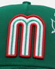 New Era Mexico National Baseball Team 'Cherub Official Team Color' 9FORTY A-Frame Snapback Green