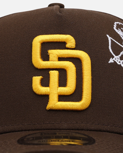 New Era San Diego Padres 'Cherub Official Team Color' 9FORTY A-Frame Snapback Brown