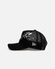 New Era San Francisco 49ers 'Cherub Trucker' 9FORTY A-Frame Trucker Snapback Black/White