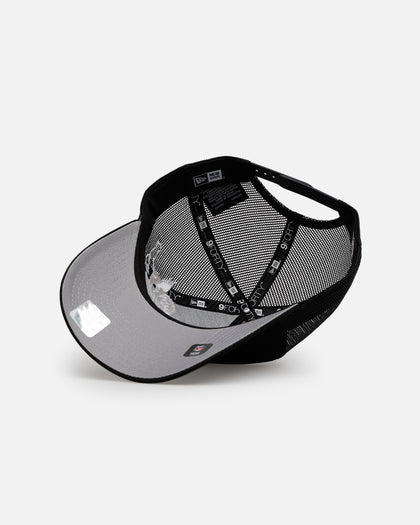 New Era San Francisco 49ers 'Cherub Trucker' 9FORTY A-Frame Trucker Snapback Black/White