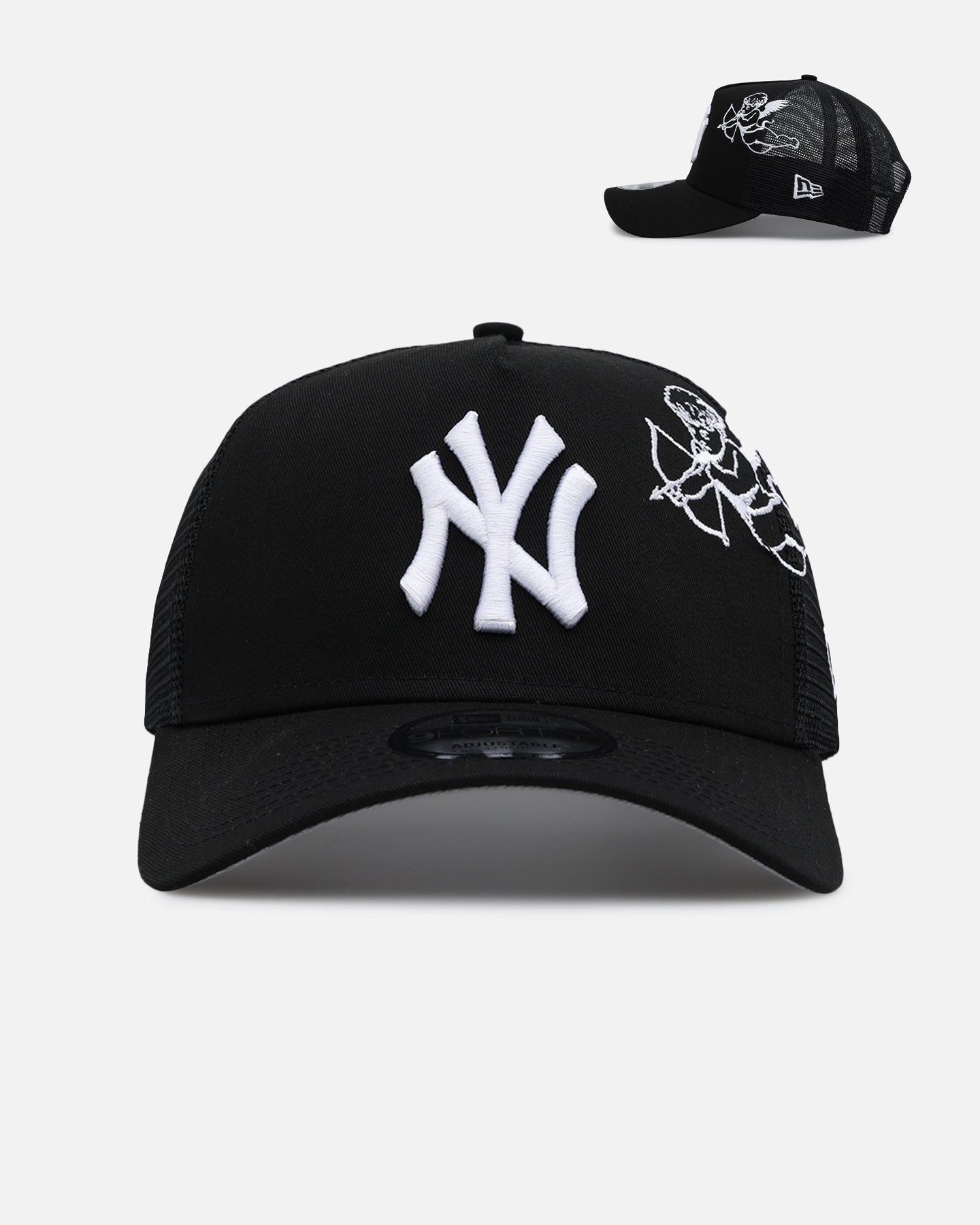 New Era New York Yankees 'Cherub Trucker' 9FORTY A-Frame