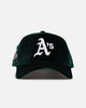 New Era Oakland Athletics 'Velvet Official Team Color' 9FORTY A-Frame Snapback Green