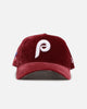 New Era Philadelphia Phillies 'Velvet Official Team Color' 9FORTY A-Frame Snapback Burgundy