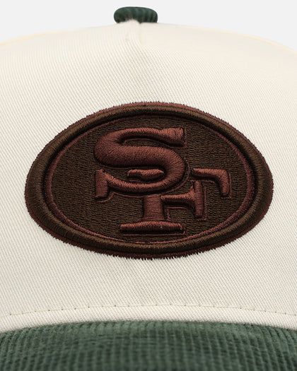 New Era San Francisco 49ers 'Chrome White Green' Corduroy Visor 9FORTY A-Frame Snapback Chrome