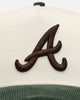 New Era Atlanta Braves 'Chrome White Green' Corduroy Visor 9FORTY A-Frame Snapback Chrome