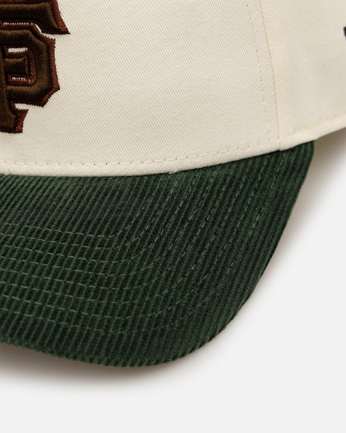 New Era San Francisco Giants 'Chrome White Green' Corduroy Visor 9FORTY A-Frame Snapback Chrome