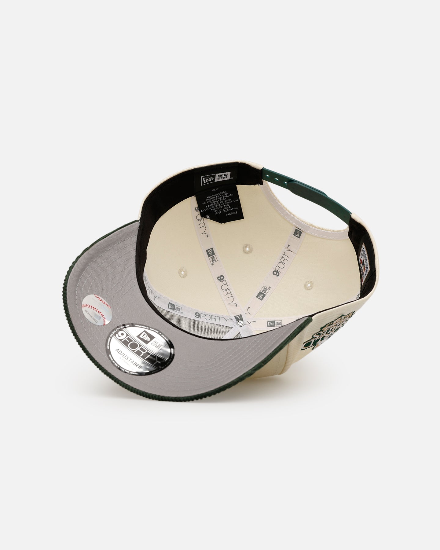 FTI キャップ New Era San Francisco Giants 'Chrome White Green' Corduroy Visor