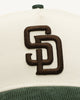 New Era San Diego Padres 'Chrome White Green' Corduroy Visor 9FORTY A-Frame Snapback Chrome