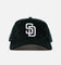New Era San Diego Padres 'Plush Chenille' 9FORTY A-Frame Snapback Dark Green
