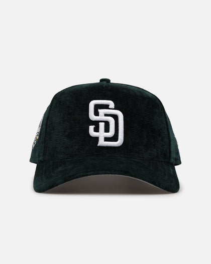 New Era San Diego Padres 'Plush Chenille' 9FORTY A-Frame Snapback Dark Green