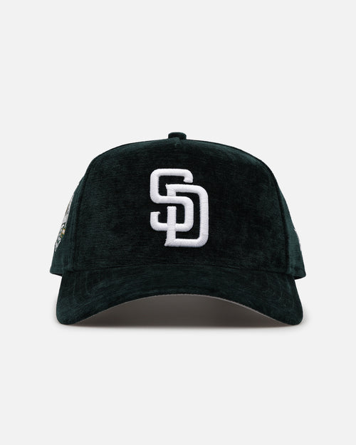 New Era San Diego Padres 'Plush Chenille' 9FORTY A-Frame Snapback Dark Green