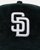 New Era San Diego Padres 'Plush Chenille' 9FORTY A-Frame Snapback Dark Green