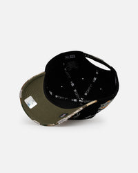 New Era San Francisco 49ers 'Realtree Grit 2.0' 9FORTY A-Frame Snapback Black/Green/Orange