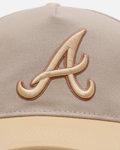 Pro Standard Atlanta Braves 'Gramercy' Pinch Front Strapback Taupe