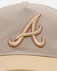Pro Standard Atlanta Braves 'Gramercy' Pinch Front Strapback Taupe