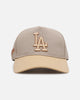 Pro Standard Los Angeles Dodgers 'Gramercy' Pinch Front Strapback Taupe