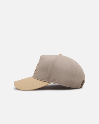 Pro Standard Los Angeles Dodgers 'Gramercy' Pinch Front Strapback Taupe